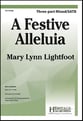 A Festive Alleluia Three-Part Mixed choral sheet music cover